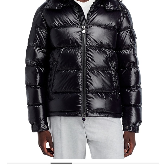 Moncler Maya Black Puffer Jacket - Picture 1 of 7